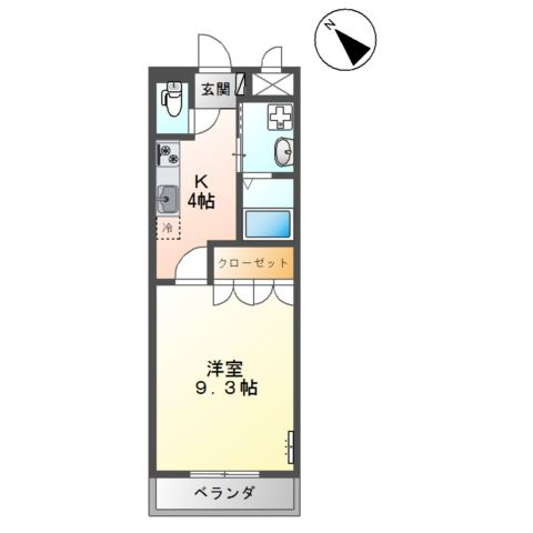 【間取り】 | コンフォルト城野駅前