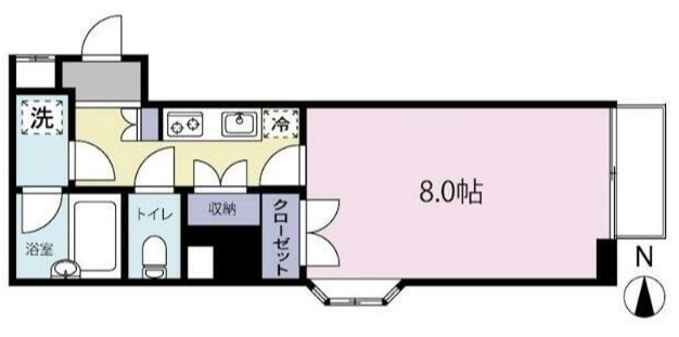 ジュネス南林間Ⅱの間取り