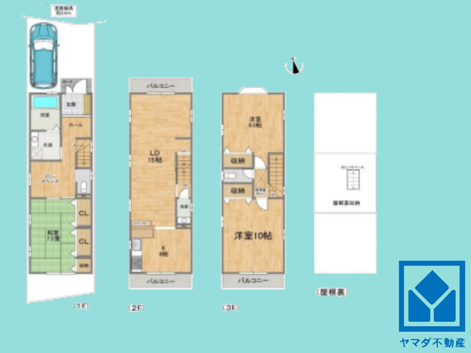 伏見区桃山町西尾の間取り