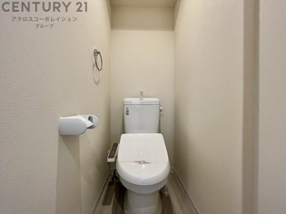 温水洗浄便座付きトイレです！