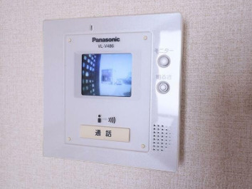ローズコートのセキュリティ|モニタ付インターホンで安心♪