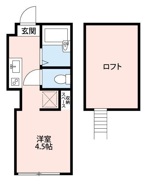 プライムテラスこどもの国の間取り