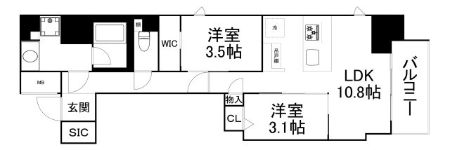 【間取り】 | アーバネックス堺筋本町