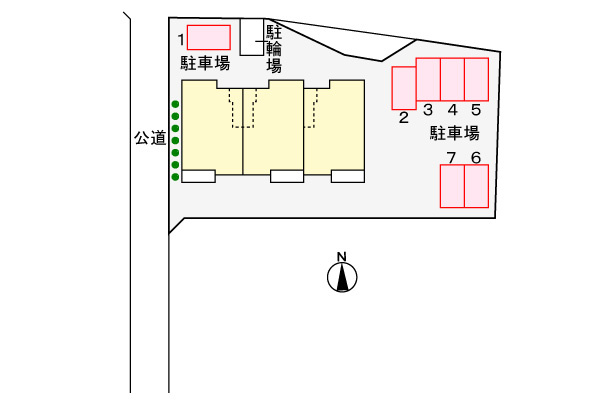 ヒルズパークの区画図