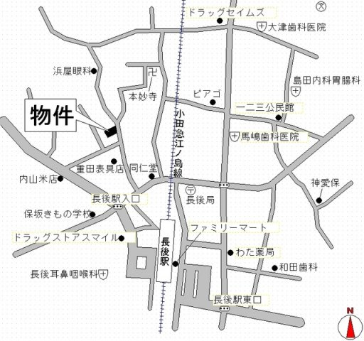 パーク湘南の地図