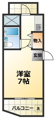 第2ハイツ冨久井の間取り