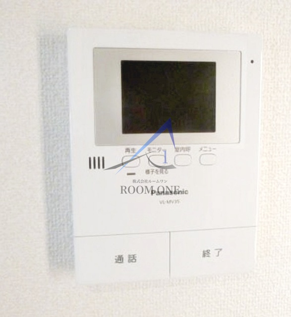 ラシーネはけの森のセキュリティ|モニター付きインターホンです。