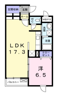 【間取り】 | レジーナⅠ | 間取りです。