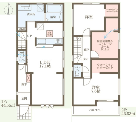 ★京都市伏見区桃山町養斉　第3期　新築一戸建ての間取り