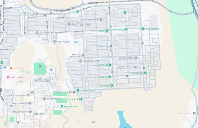 和歌山市栄谷　第5期　新築一戸建ての地図
