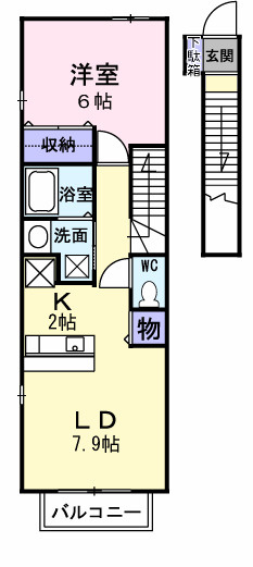 フォンテーヌの間取り|間取図
