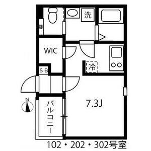 ハーモニーテラス波寄町Ⅱの間取り