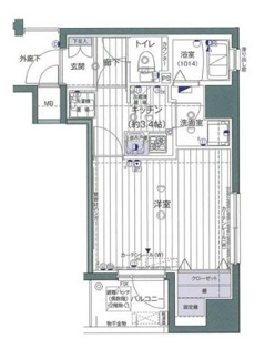 【間取り】 | ヴァレッシア錦糸町シティ | 間取りです。