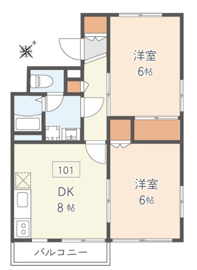 サクラハイムの間取り