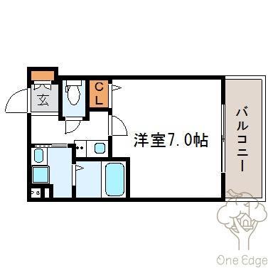 ラシーヌ新北野の間取り