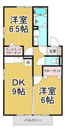ウエストハイツの間取り