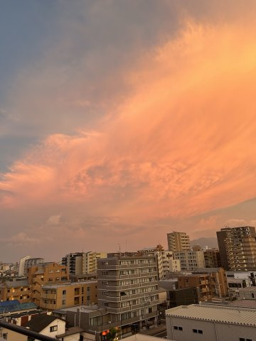 ローラン姪浜の展望|夕焼けも綺麗に見えます☆
