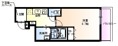【間取り】 | フジパレス喜連瓜破Ⅱ番館
