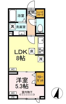グラナーデ西瑞江の間取り