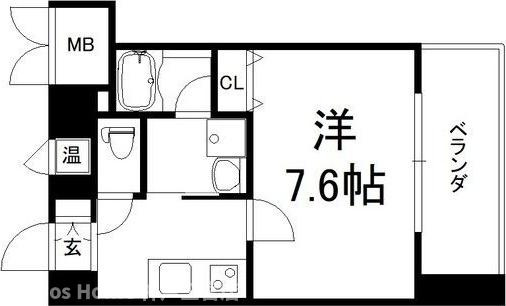 アドバンス神戸アルティスの間取り