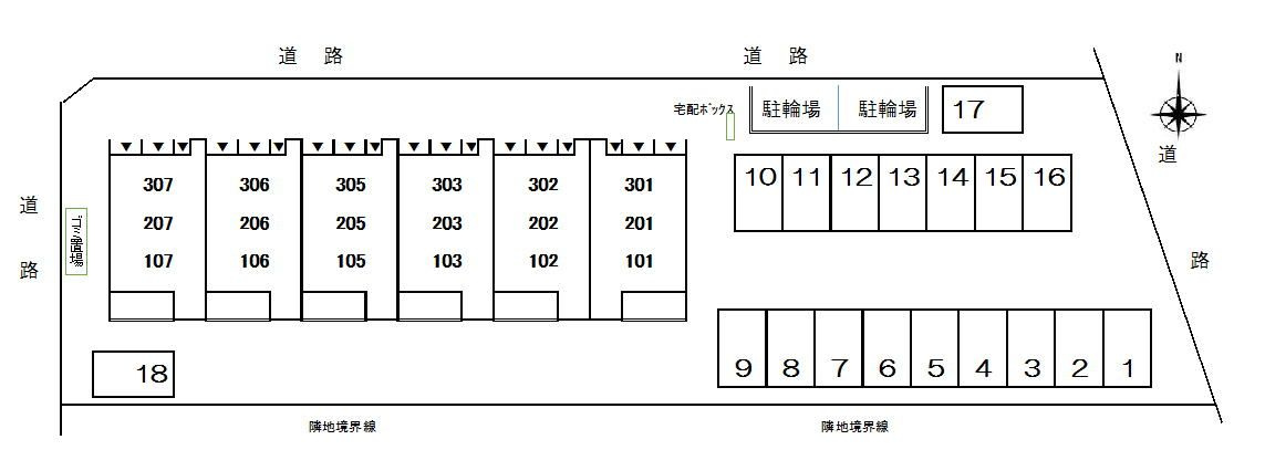 セルフィーユ・メゾンの区画図