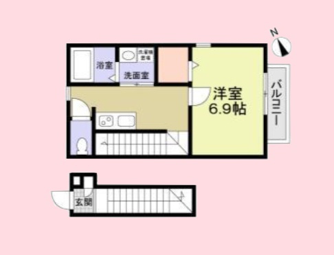 コージーコートの間取り