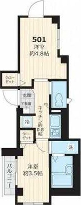 プロスペリティ赤堤の間取り