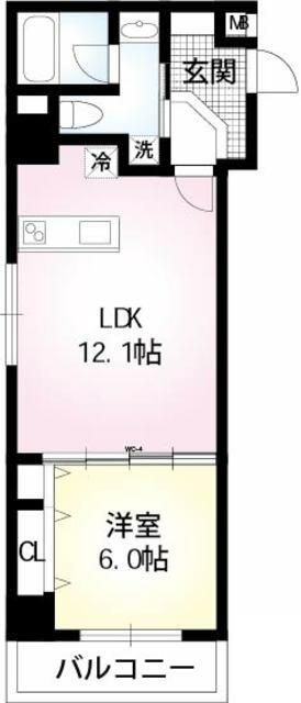 ＣＩＥＬ　ＢＬＥＵの間取り|間取りです。