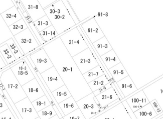 【土地図】 | 大館市東台３丁目・土地物件