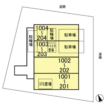 ソシア西葛西の区画図