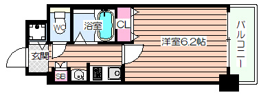 【間取り】 | プレサンスセンターコア大阪