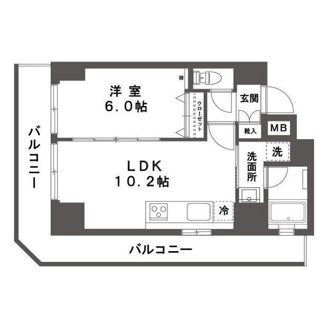 エシュレ湘南の間取り