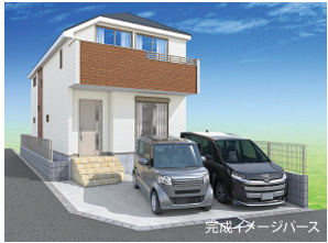 【外観パース】 | 座間市南栗原4丁目　新築戸建て　全１棟【仲介手数料無料】 | 海老名市を中心に地域密着で営業♪不動産のことなら「大樹不動産」へ