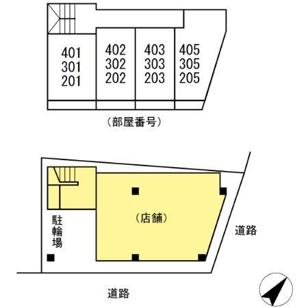 ロイヤルＷＡＫＯの区画図