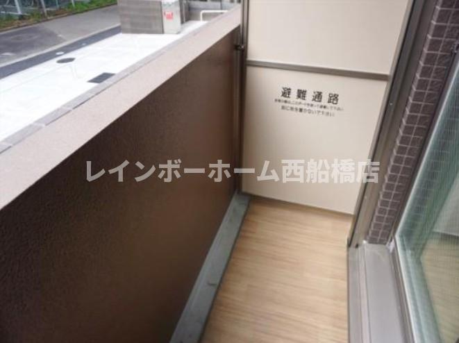 AHCレジデンス村上のバルコニー