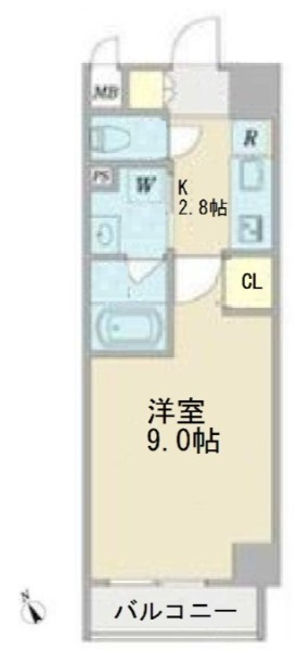 AHCレジデンス村上の間取り