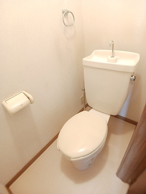 ハイツ十蓮寺A棟のトイレ|落ち着いたトイレです