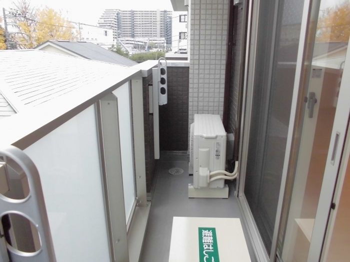 クリア南砂のバルコニー