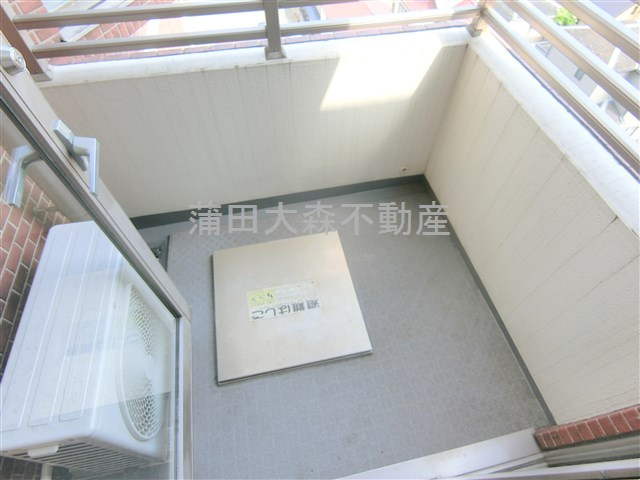 東矢口分譲マンションのバルコニー