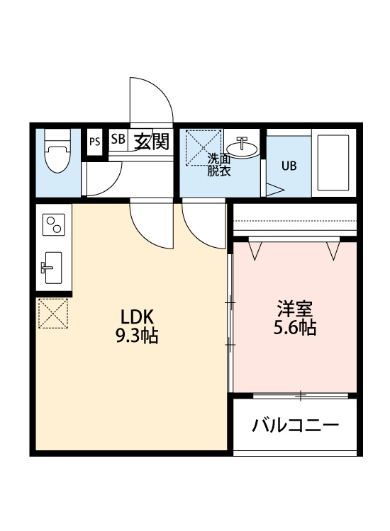 carezza足立入谷の間取り