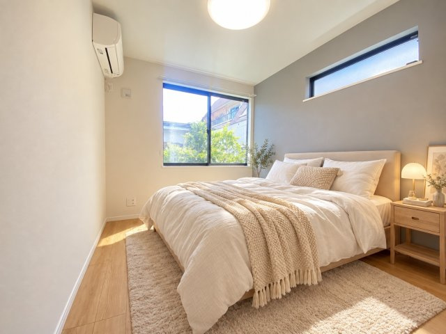 GRANCREOの寝室|家具・小物はAIによるイメージです。