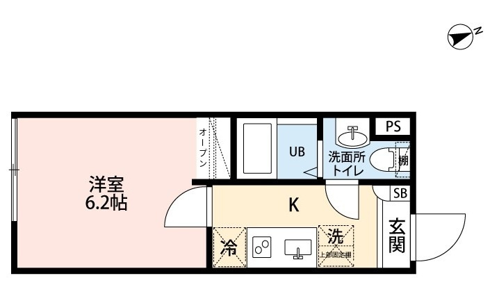 エーテラス赤羽の間取り