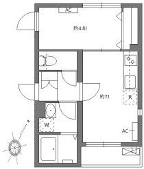 ティンガーラ四谷坂町の間取り