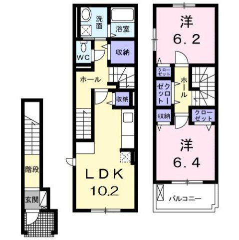 サンリット　メゾンの間取り