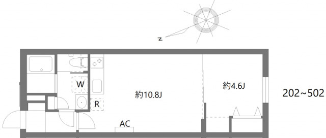 ケリア中板橋の間取り