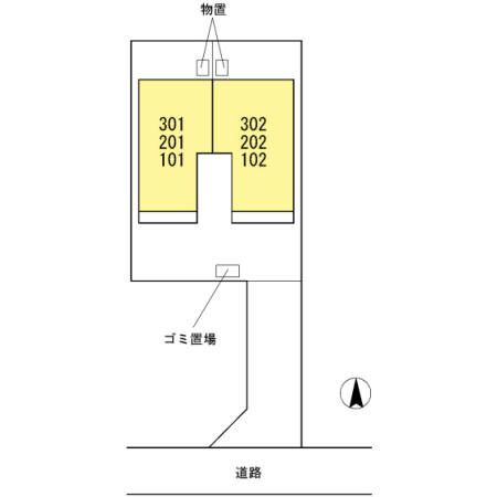 ラ・フルールの区画図