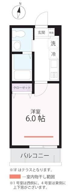 ハーミットクラブハウスＰｏｎｔｅ　Ｂａｎｄｏｏ（ポンテ　バンドウ）の間取り
