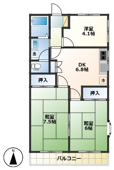 メゾン古川の間取り