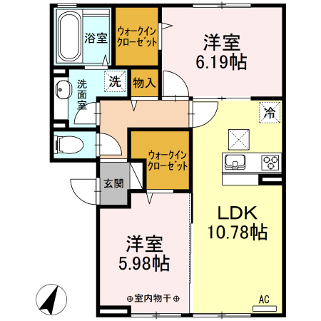 ソレイユ・ジンの間取り