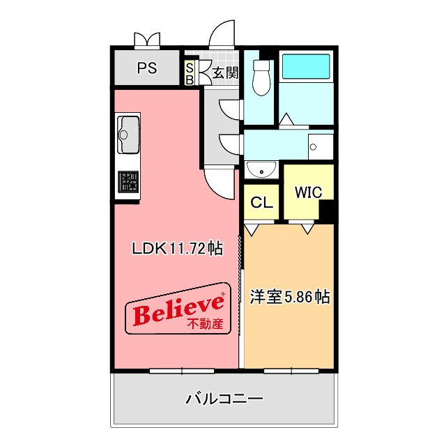 グランベールさくら小路の間取り|使い勝手の良い間取りです♪